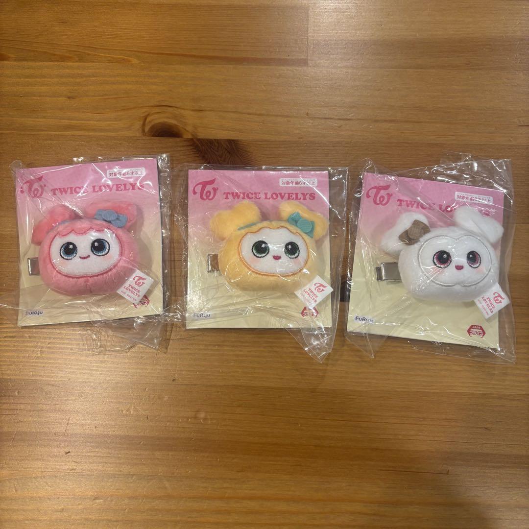 

[Б/У] Эксклюзивная плюшевая заколка для волос TWICE BABY LOVELYS (3 Типы)