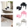 Dollhouse Piano Dolls House Furniture Ornament Home Decor Scenery Supplies Keyboard Toy Mini Upright