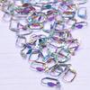 50pcs/Lot Rainbow Ear Hooks For Jewelry Making Earrings Ear Piercing Hoop Stainless Steel Jewelry Findings Wholesale Components