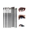 10pcs Multi-Functional Eye Brow Makeup Brush Flat Brush Synthetic Hair Plastic Handle Eyeliner Blending Face Use Regular Size