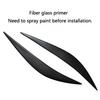 Carbon Fiber Headlights Eyebrows Eyelids Stickers For BMW F32 F33 F36 F80 F82 M4 Front Headlamp Eyebrow 420i 428i 425i 430i 435i