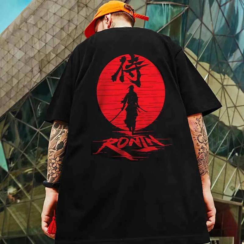 New 3d Japanese Samurai Bushido Print Tshirt For Unisex Summer Casual Street Trend Top Loose Oversized Short Sleeve Oneck T Shirt