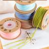 30M/1mm Hand-rubbed Cotton Threads for Hand-woven Knot Rope Necklace Braided Bracelet Yarn Thread Diy Craft Accessory Line