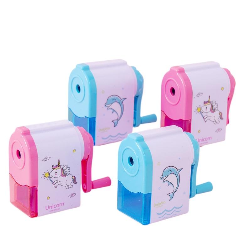 Kawai Cartoon Automatischer Stiftzuführung Bleistiftspitzer Handkurbel Grundschüler Unterstufenschüler Preis Großhandel Zubehör