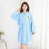 Thickened Bath Towel Coral Velvet Shower Robe New Kimono Robe