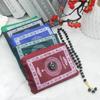 Islamic Prayer Mat Portable Travel Foldable Prayer Rug With Beads for Muslim Office Business Trip Worship