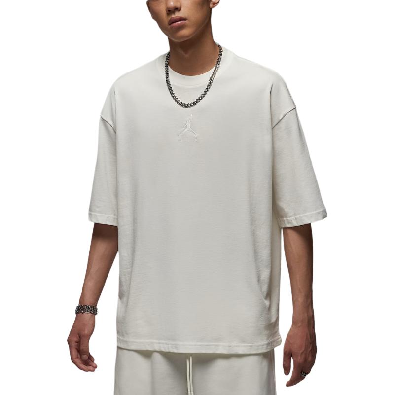 Jordan Flight Essentials Oversized Air Solid Color Comfortable Short Sleeve T-Shirt Men Tops IB7346133
