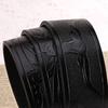 Men'S Belt Light Luxury Belt Men'S High-End Sense Bull'S Head Button Belt Men'S Trendy Men Can
