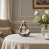 Jewelry Storage Box with Jesus or Virgin Design Religious Tray Compact Multi-Use Faith