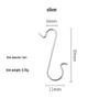 Creative S-shaped Christmas Tree Decoration Hooks