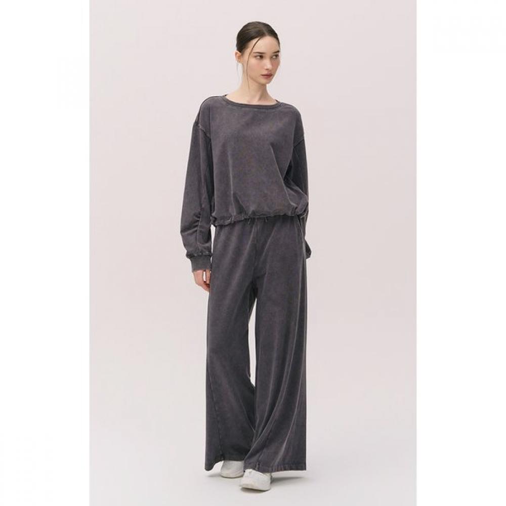 Huit Washed Crop Sweatshirt Htwtp5k02t