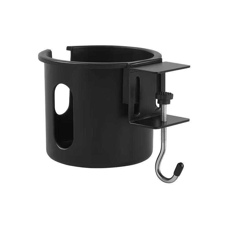 Multifunctional Desktop Cup Holder With Hooks Drink Storage Rack For Coffee Cups Water Bottles Pens Keys Home Office Desk Organizer