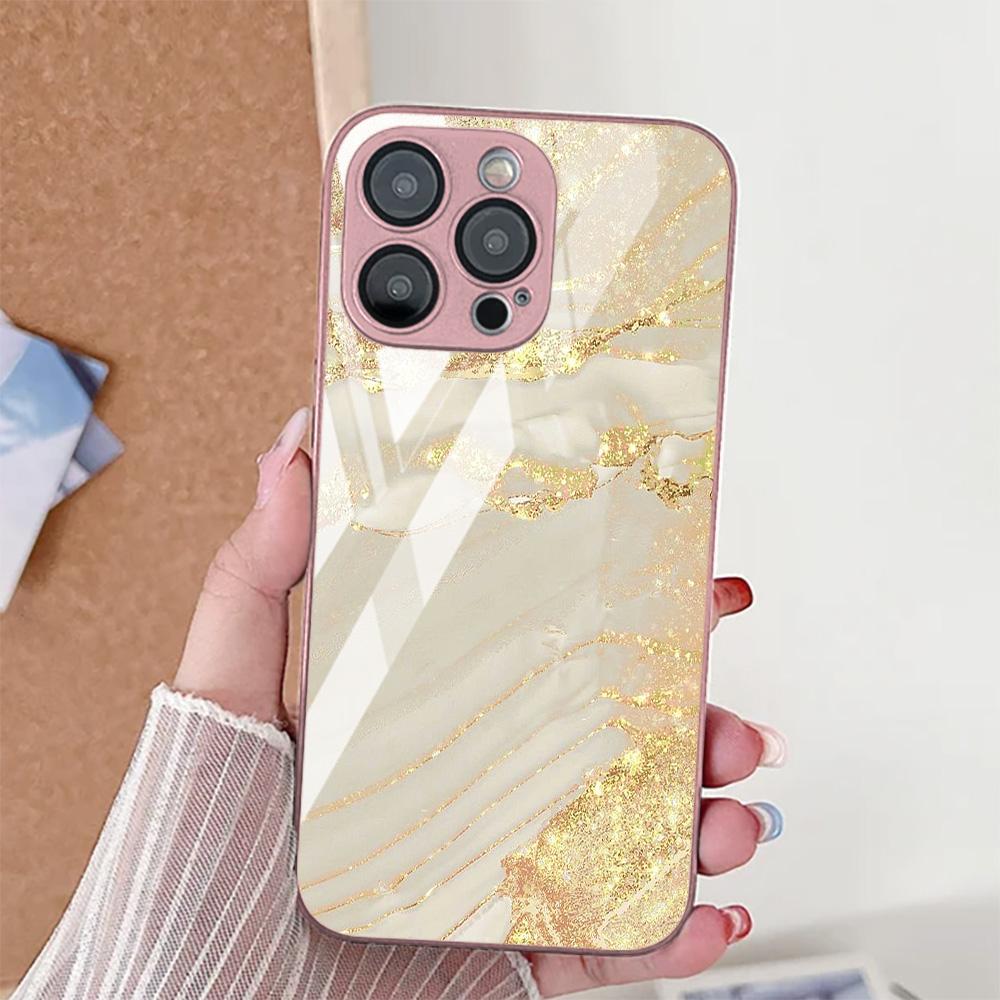 Marble Pattern Phone Case For Samsung Galaxy S25 S24 S23 Ultra Case A56 A17 A55 A16 A26 A54 A53 A34 A36 S21 FE Shockproof Cover