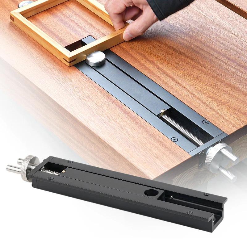 Quick-Release Inertial Woodworking Workbench Vise Aluminum Alloy Table Clamp With 20Mm Dog Holes & 0-110Mm Travel Range