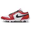 Air 1 Low TD Cleat Chicago 2023 Herren Sneaker Rot Weiß Schwarz FJ6245-106