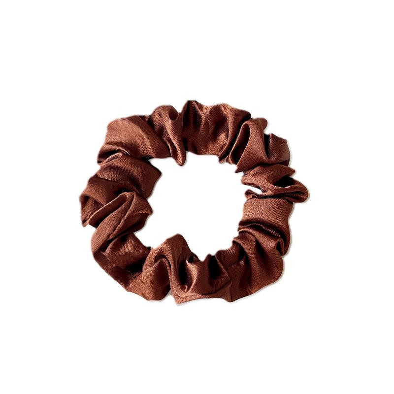 Satin Cloth Art Large Intestine Hair Band European and American Headrope Hair Accessories Simple Headband Head Flower Rubber Band Hair Accessories