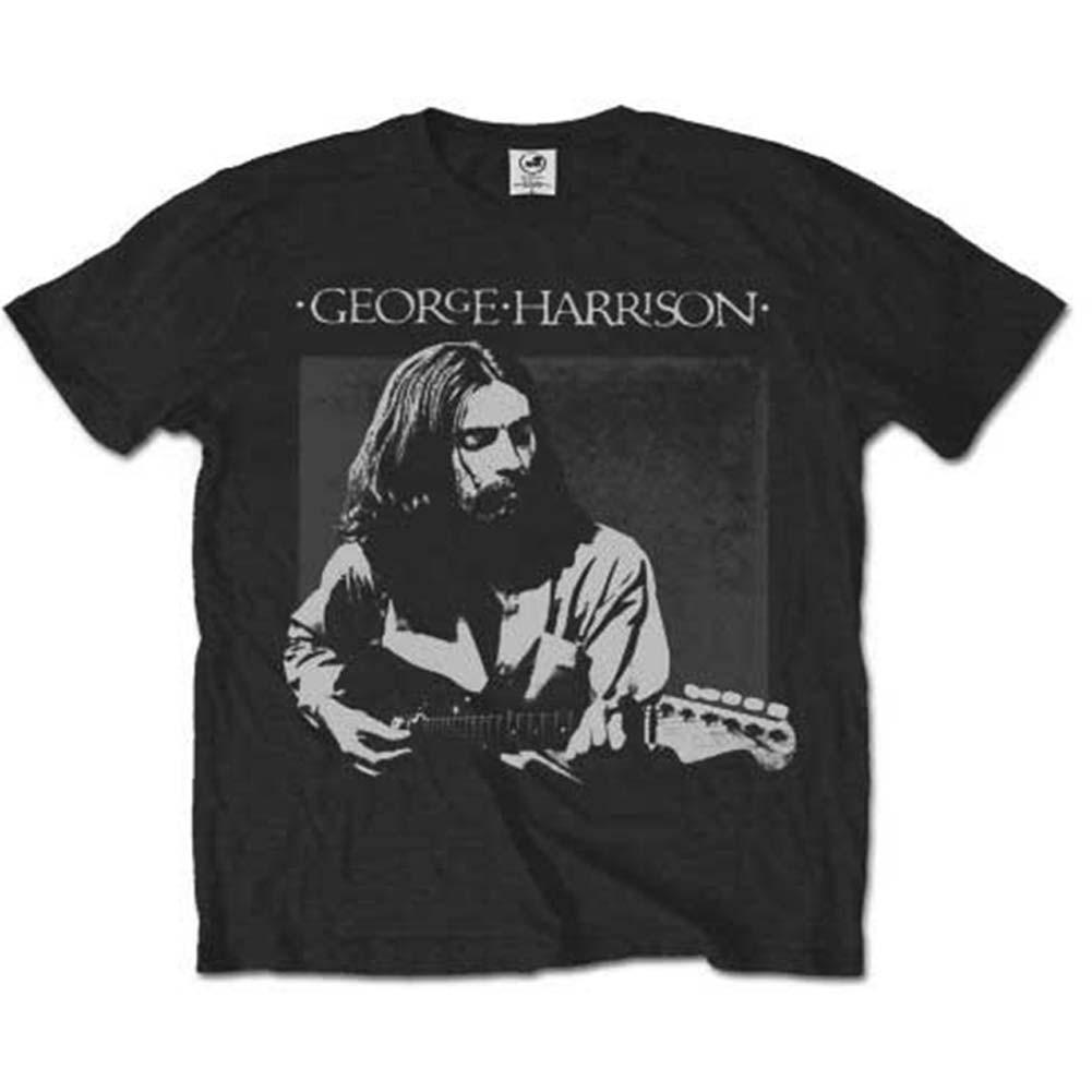 Men s George Harrison Live Portrait Slim Fit T-shirt XX-Large Black 3XL
