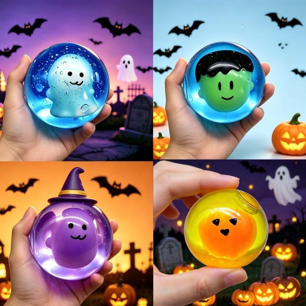 Soft Sensory Fidget Toy Pumpkin Decompression Toy Cute Halloween Squeeze Squishy Toys For Kids