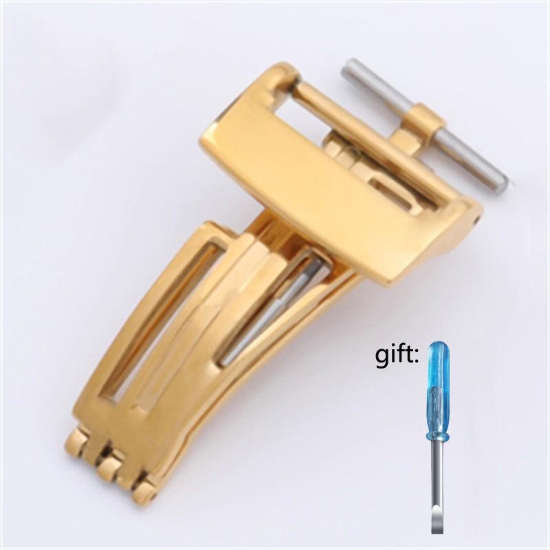 Folding Clasp 18mm TopStainless Steel Fold Buckle For AP Strap For Audemars Belt For Piguet Accessories Leather Rubber Watchband