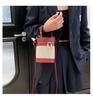 2025 Versatile Color Block Patchwork Crossbody Women’s Round Bucket Bag