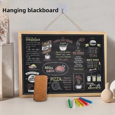 Retro Drewniana Rama Wisząca Tablica Do Wyświetlania Menu Kawiarni Lub Restauracji