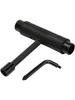 1pc All In One Skateboard Tools Multifunctional Portable Skateboard T Tool Accessories With T Type A