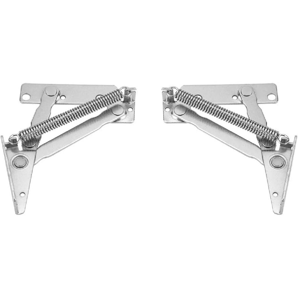 2Pcs Set Steel Up Spring Hinge for Cabinet Cuoard Closet Wardrobe Door Support,Pull Up Shelf Hinge,Under Cabinet Pull Down Hinges,Under Cabinet Hinge
