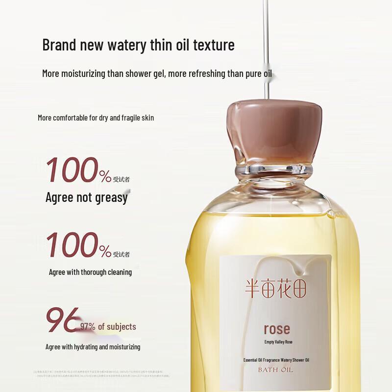 Little Dream Garden Valley Rose Scented Bath Oil