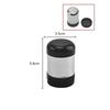 Stainless Steel 5-Hole Salt Shaker Portable Mini Seasoning Bottle With Dust Cover Small Pepper Bottle Condiment Jar Kitchen Tool