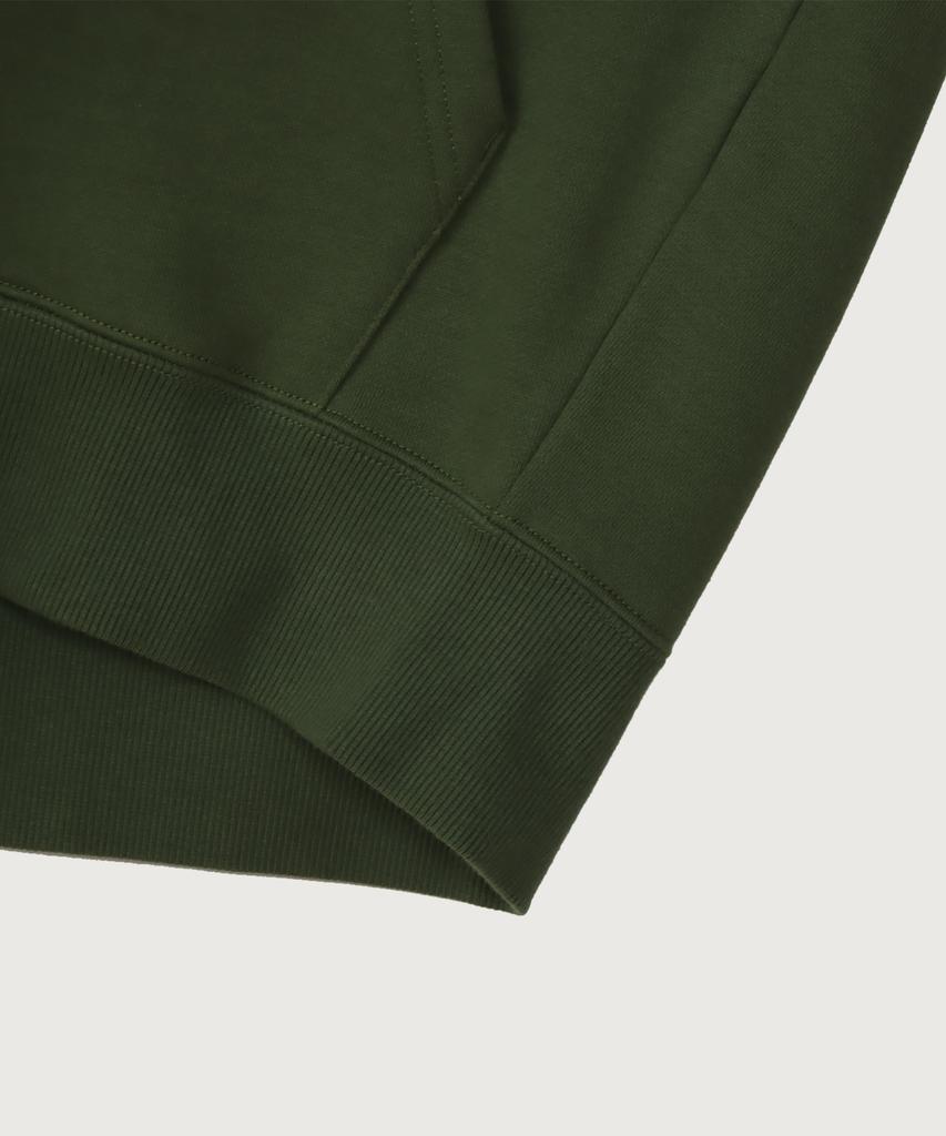 Champion C Logo Regular Fit Zip-Up Hoodie Olive