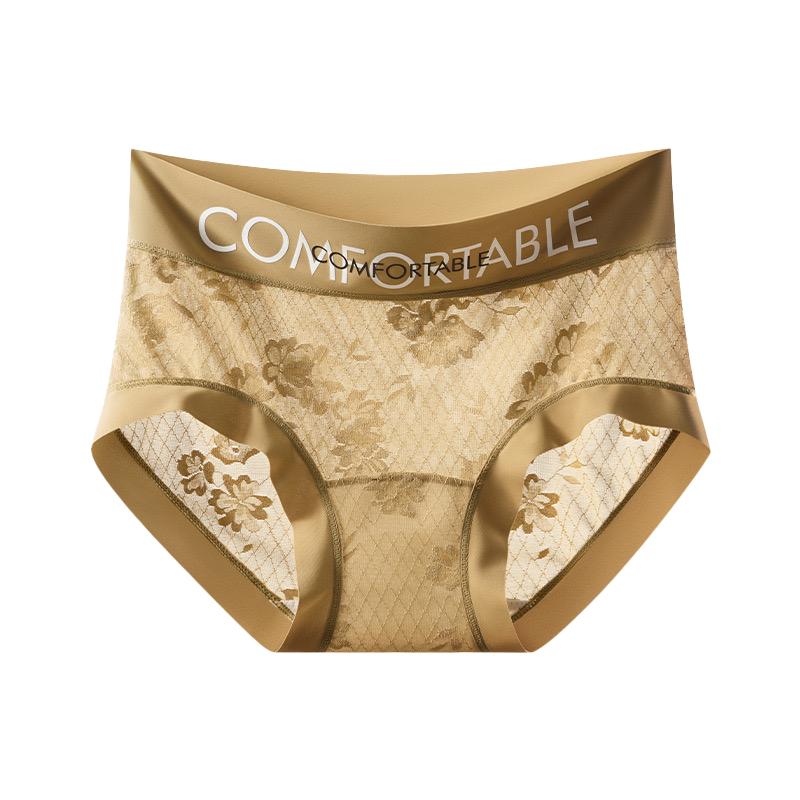 Women's Lace Panties Sexy Undrwear Seamless Comfortable Underpants Middle Waist Panty Fashion Ladies Underpanties