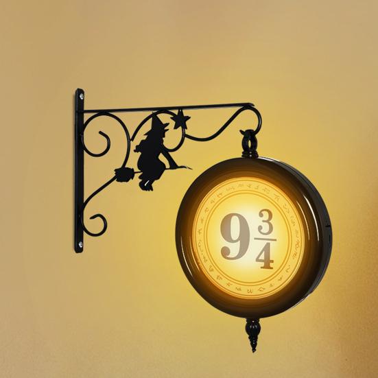 Wall Hanging 9 ? Night Light Adjustable Light Color Remote Control LED Lamp Wall-Mounted Bracket Night Lamp American Movies Fans Gift for 20th