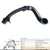 Air Intake Filter Hose 1440J0 9801830480 Turbocharged Intake Pipe Intake Pipe For  3008 Air Intake Hose For Citroen C4L