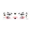 Spider Web Halloween Face Tattoo Sticker Ghost Bat Body Art Scar Stickers  Haunted House