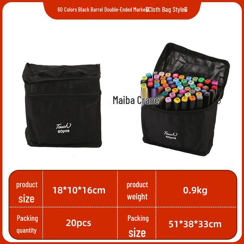 Dual-Tip Alcohol-Based Oily Marker Set for Kids - Watercolor Drawing Pens