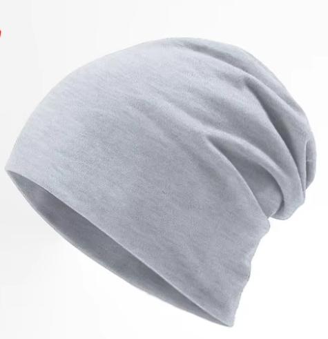 Pure Cotton Breathable Jacquard Maternal Windproof Moon Cap Women's Solid Color Sports Pullover Cold Beanie Outdoor
