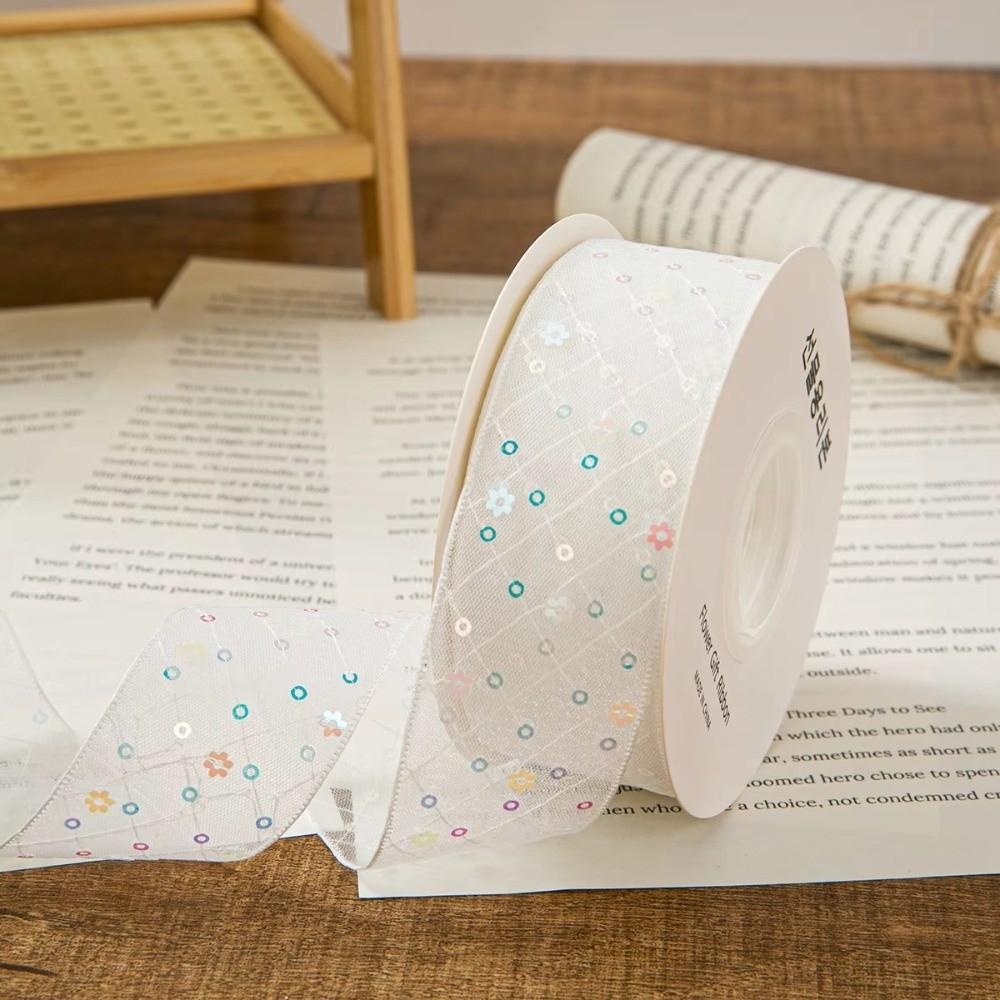 4cm Silk Ribbon Gift Wrapping Bouquets DIY Decor Creative Chiffon Ribbon