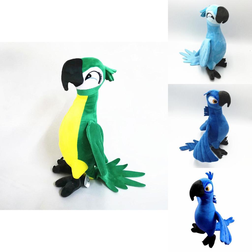 Adorable 30cm Rio Movie Plush Toy Parrot Bird Stuffed Animal Doll Perfect For Kids