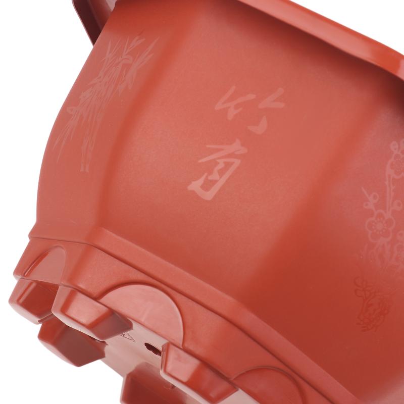 1Pc Hexagonal Plastic Flowerpot Reusable Bonsai Special Green Plant Classical Indoor Garden Decor Succulent Plants Planting