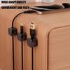 10Pcs Magnetic Cable Holder Self Adhesive Cord Clip Smooth Pulling Charging Cable Keeper Wire Clip for Car/Home/Office