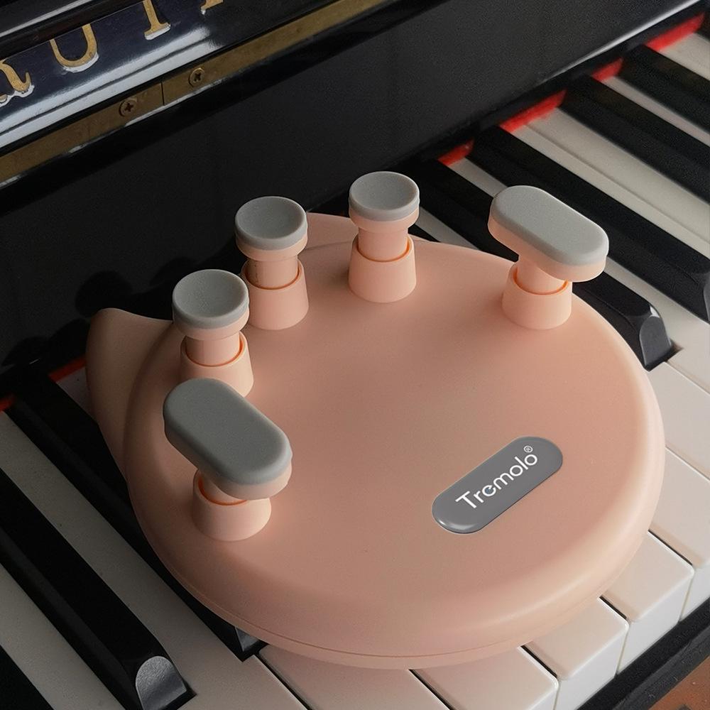 

Children s Piano Finger Strength Trainer & Practice Assistant - Musical Instrument Accessory Single Universal розовый