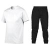Mens Cotton Short Sleeve T-Shirt Pants Set Casual Sportswear Outfit Teens Young Adults
