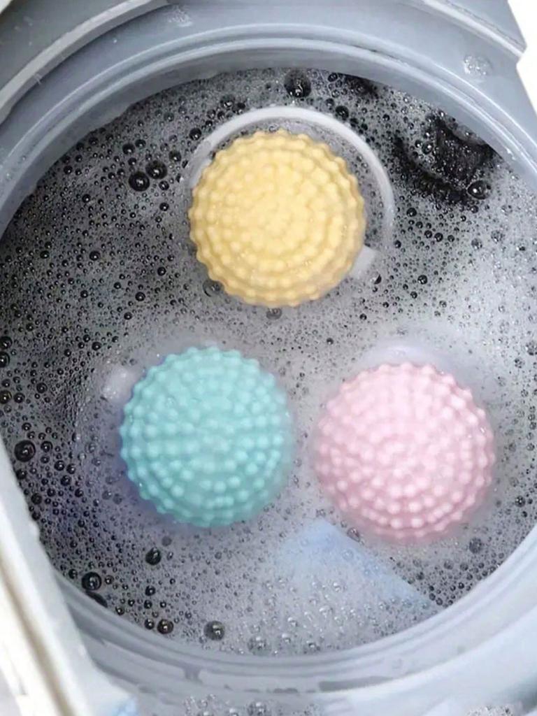 2pcs reusable washing machine cleaning balls, anti pilling filters, washing machine pet hair catcher