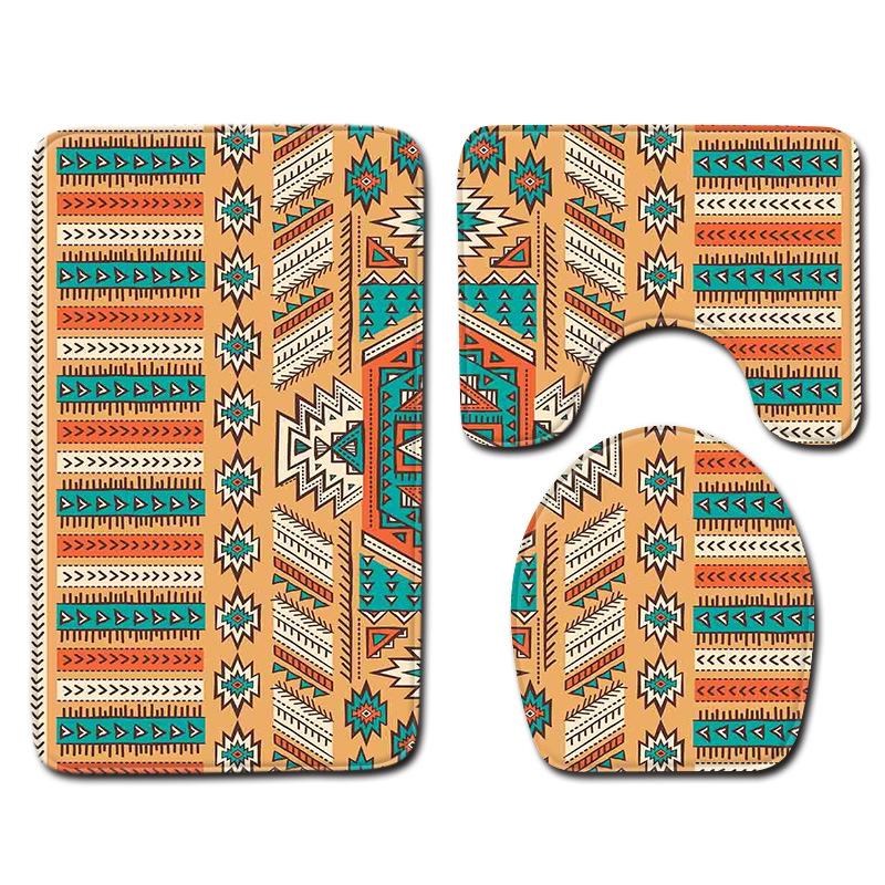 Animal Tree Print Bathroom Decorative Carpet Non-Slip Floor Mat Door Mat