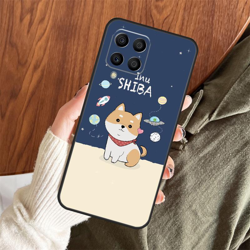 Funny Shiba Inu Case For Samsung Galaxy M06 M16 M36 M56 M33 M15 M55 M31 M13 M12 M14 M53 M32 M52 M35 M34 M54