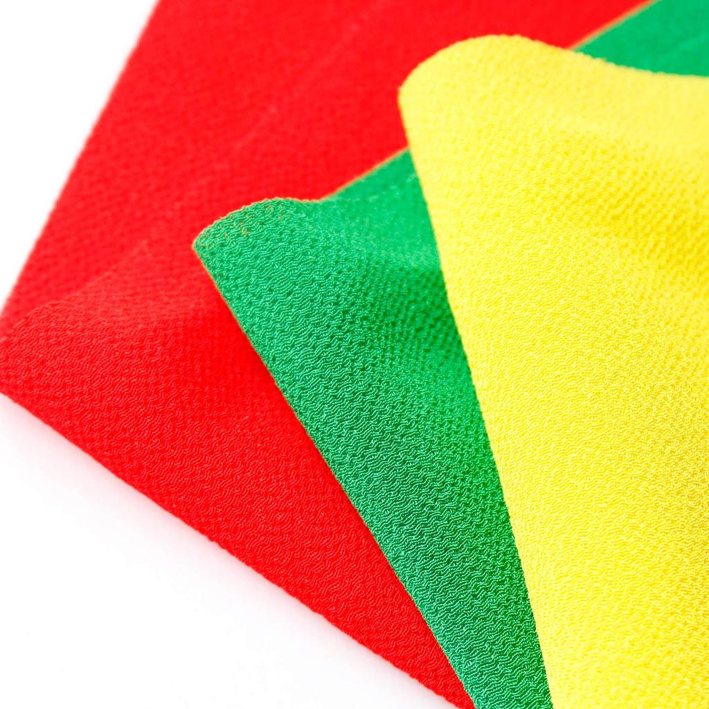Nippon Chuko Chirimen Assortment 7 Colors 236 4 29 13 17 28 Navy X Inches X 15 Japanese Chirimen Cutting Tsumami-zaiku Set, (21 Yellow, Lemon, Red,