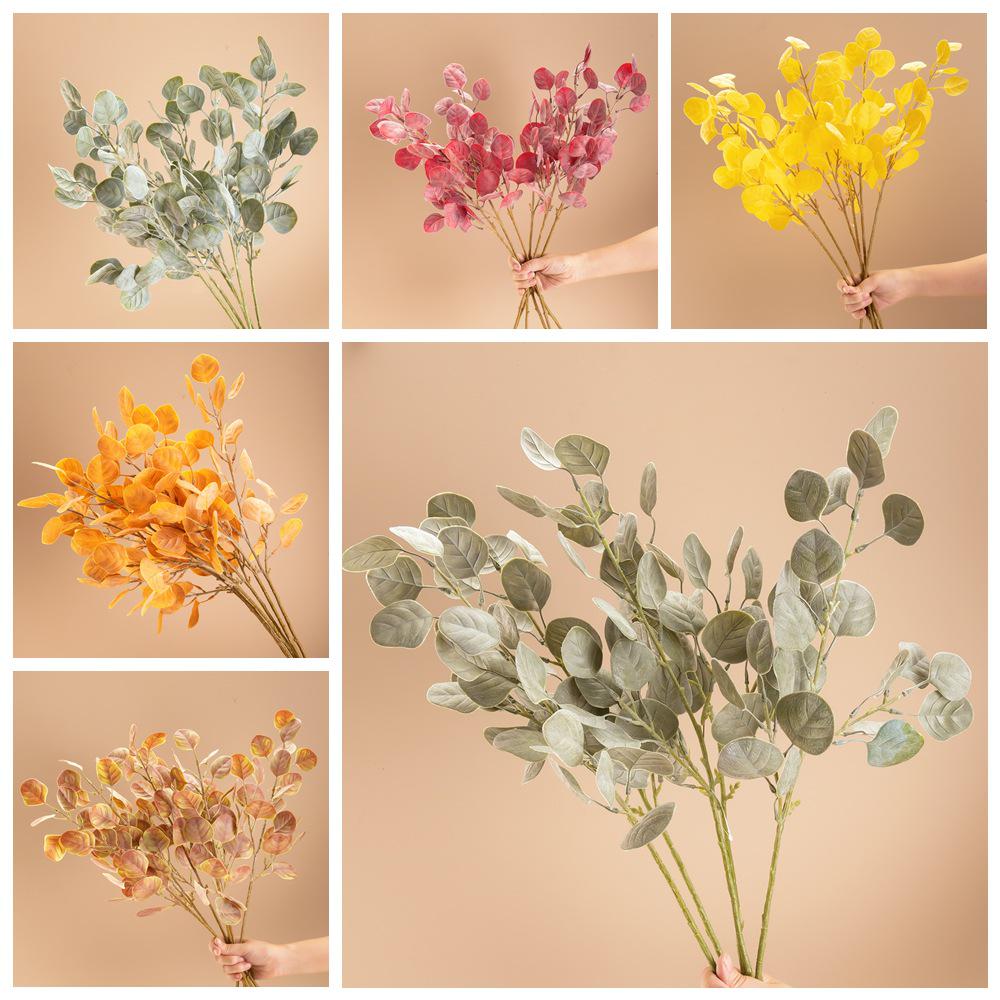 Artificial Dried Apple Leaves for Home and Wedding Decor - MW56668