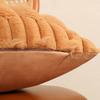 2pcs Faux Bunny Fur Wheat Ear Velvet Pillowcase for Autumn and Winter, Simple Modern Style Cushion Cover