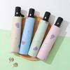 Umbrella Women's Weather and Rain Folding Parasol Sun Umbrella Sunscreen Umbrella UV