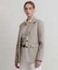 Bibyseob Tailored Wool Jacket Oatmeal [T53]